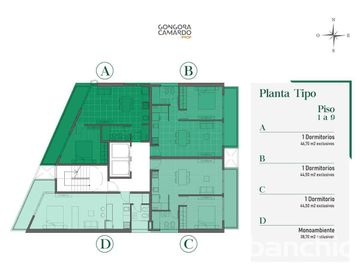 Venta departamento de un dormitorio Rosario