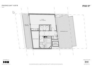 Departamento en  Venta 4 ambientes con dependencia y balcon terraza Palermo