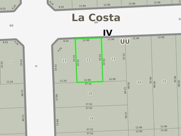 Terreno en venta - 293Mts2 - Mar del Tuyú