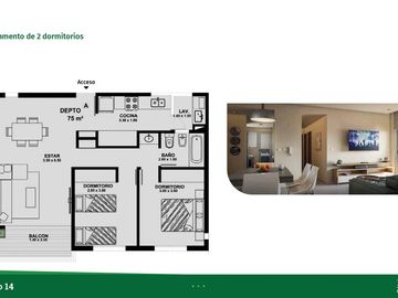 Departamento en venta en La Plata - Dacal Bienes Raíces