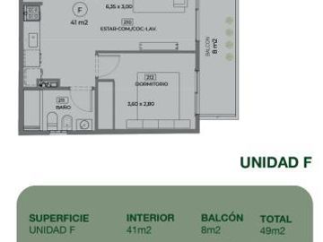 2 Ambientes en Construcción en Palermo!