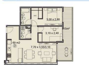 EXCELENTE 3 AMBIENTES CON BALCON Y AMENITIES EN VILLA URQUIZA