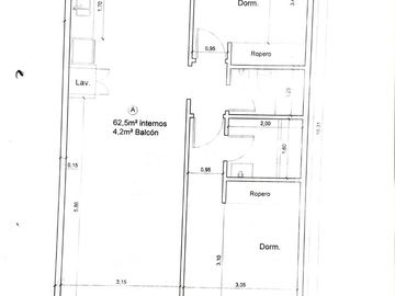 Departamento en  Belgrano 2300