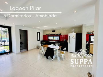 Casa 3 dormitorios con escritorio - Lagoon Pilar