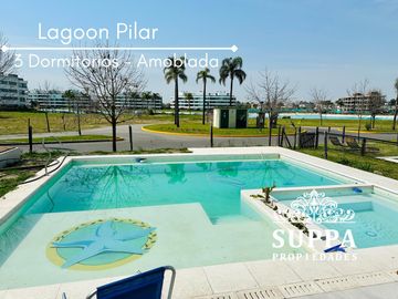Casa 3 dormitorios con escritorio - Lagoon Pilar