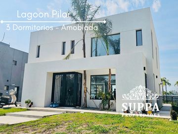Casa 3 dormitorios con escritorio - Lagoon Pilar