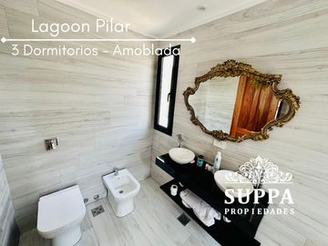 Casa 3 dormitorios con escritorio - Lagoon Pilar