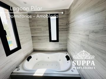 Casa 3 dormitorios con escritorio - Lagoon Pilar