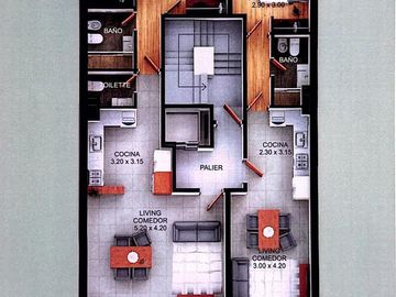 Departamento en  Venta 1 dormitorio (Barrio Martin)