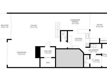 Duplex de 5 Ambientes con dependencia - Balcón - Parrilla - Cochera - Caballito - VENTA