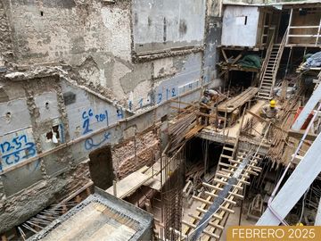 Apto Blanqueo! Venta departamento monoambiente con balcón en Recoleta, construcción en pozo