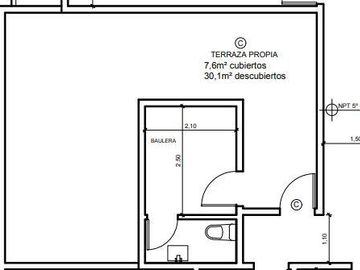 Departamento 4 amb en pozo en Munro con patio y coch. PARA EXIGENTES!
