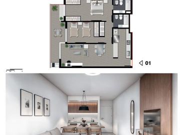 Venta - Departamento 2 dormitorios - Santiago al 1500 - Centro Rosario