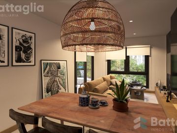 Departamento a estrenar con balcón y parrilla