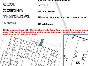 INMUEBLE APTO EDIFICIO EXC UBICACION * 385 Mts2 terreno * 2418 mts2 construibles