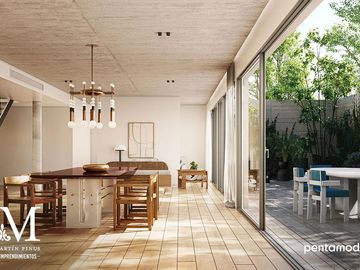 Duplex 4 ambientes con dependencia y piscina privada en Nuñez