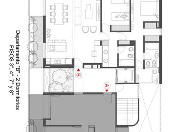 Departamento 1 dormitorio - Amplio - Amenities - Echesortu