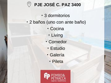 PH en Pje Jose C. Paz al 3400