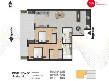 Venta Deptos Monoambientes 1 Dormitorio 2 Dormitorios Centro Rosario Amenities