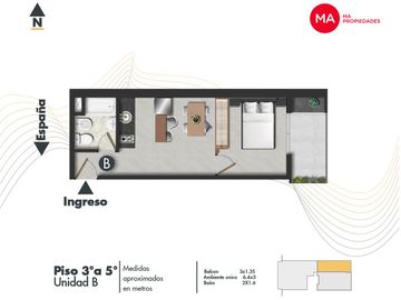 Venta Deptos Monoambientes 1 Dormitorio 2 Dormitorios Centro Rosario Amenities