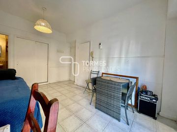 RESERVADO Departamento de 1 ambiente con balcón saliente - Plaza Colon Mar del Plata