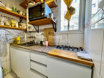 RESERVADO Departamento de 1 ambiente con balcón saliente - Plaza Colon Mar del Plata
