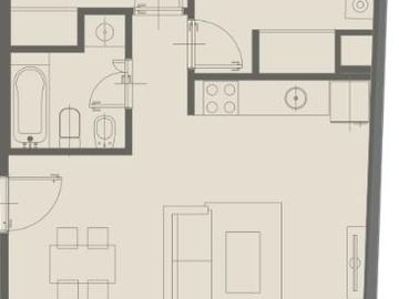Venta Departamento 3 ambientes en Palermo a estrenar - Balcon Terraza - Full Amenities
