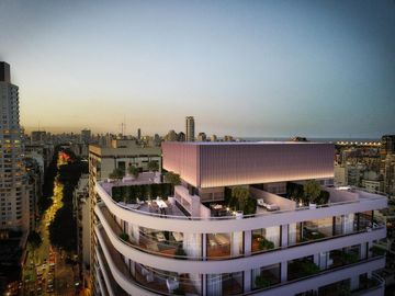 Departamento en venta 2 ambientes al contrafrente - OM Botánico, Palermo