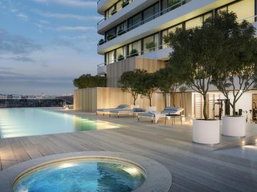 Departamento en venta 2 ambientes al contrafrente - OM Botánico, Palermo