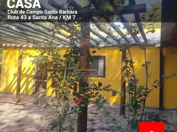 Casa en sobre Ruta 43 B° Privado Santa Barbara