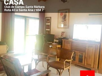 Casa en sobre Ruta 43 B° Privado Santa Barbara