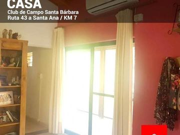 Casa en sobre Ruta 43 B° Privado Santa Barbara