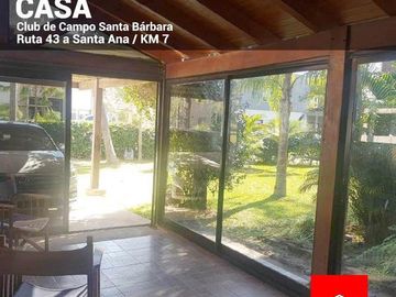 Casa en sobre Ruta 43 B° Privado Santa Barbara