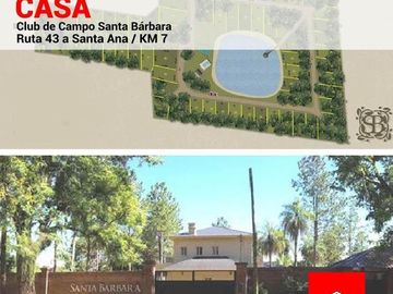 Casa en sobre Ruta 43 B° Privado Santa Barbara