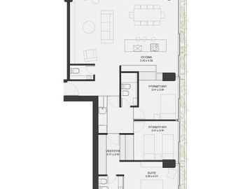 Departamento 3 dormitorios, amenities - Av. Rivadavia 2500, Costavía - Pichincha Rosario | Venta