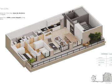 Departamento en  Caballito