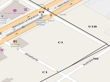 SAN JUSTO PLANTA INDUSTRIAL CON SALIDA A 4 CALLES FINANCIA