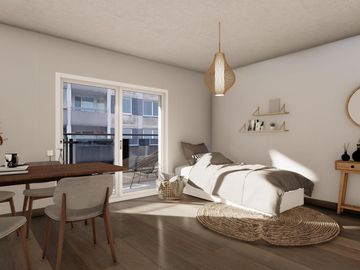Venta departamento de un dormitorio en construcción. Zona barrio martin, Rosario