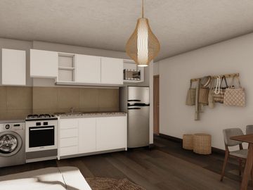 Venta departamento de un dormitorio en construcción. Zona barrio martin, Rosario