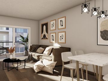 Venta departamento de un dormitorio en construcción. Zona barrio martin, Rosario