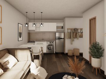 Venta departamento de un dormitorio en construcción. Zona barrio martin, Rosario