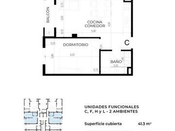 Departamento de un ambiente, venta, Ituzaingo