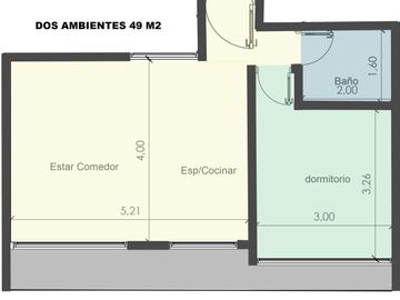 Venta Monoambiente En Construcción, Escalada.