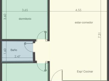 Venta Monoambiente En Construcción, Escalada.
