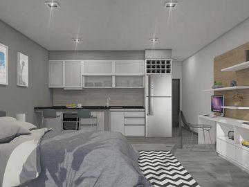 Venta Monoambiente En Construcción, Escalada.