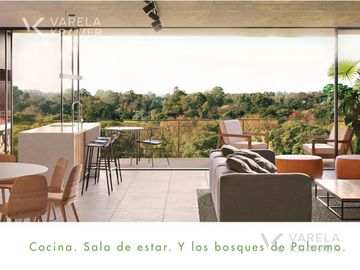 Departamento de 3 ambientes con jardín en Bajo Belgrano