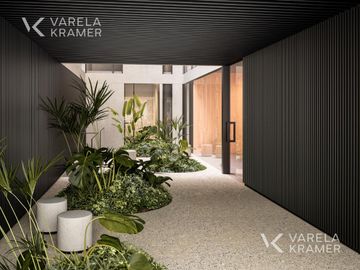 Departamento de 3 ambientes con jardín en Bajo Belgrano