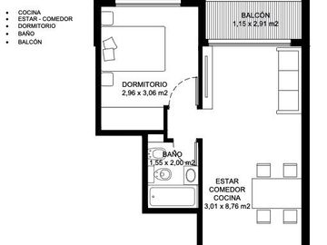 Venta 2 amb en San Telmo a estrenar
