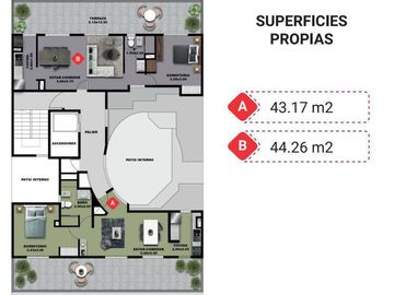 Departamento en  venta, 1 dormitorio Centro