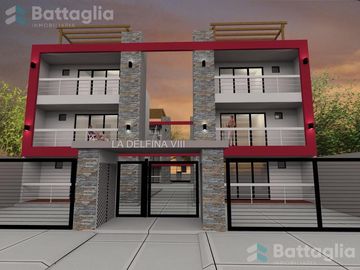 Departamento con espacio vehicular y parrilla en Costa Azul